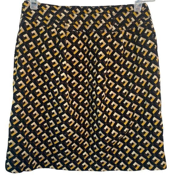 Ann Taylor Loft Geometric Mini Skirt - Picture 3 of 4